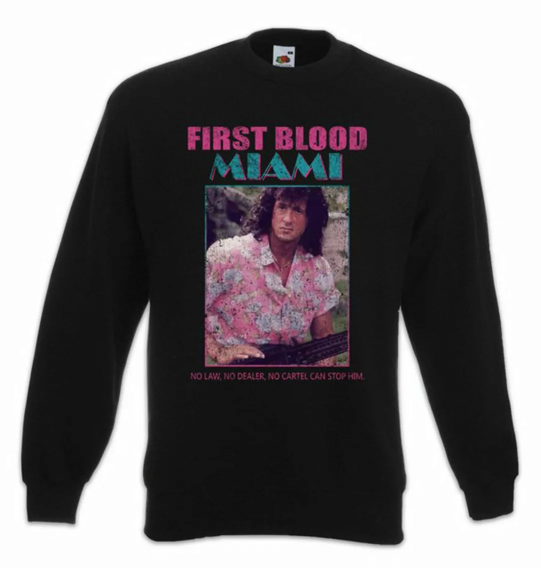 Urban Backwoods Sweatshirt First Blood Miami Sweatshirt Vice John Fun 80s S günstig online kaufen