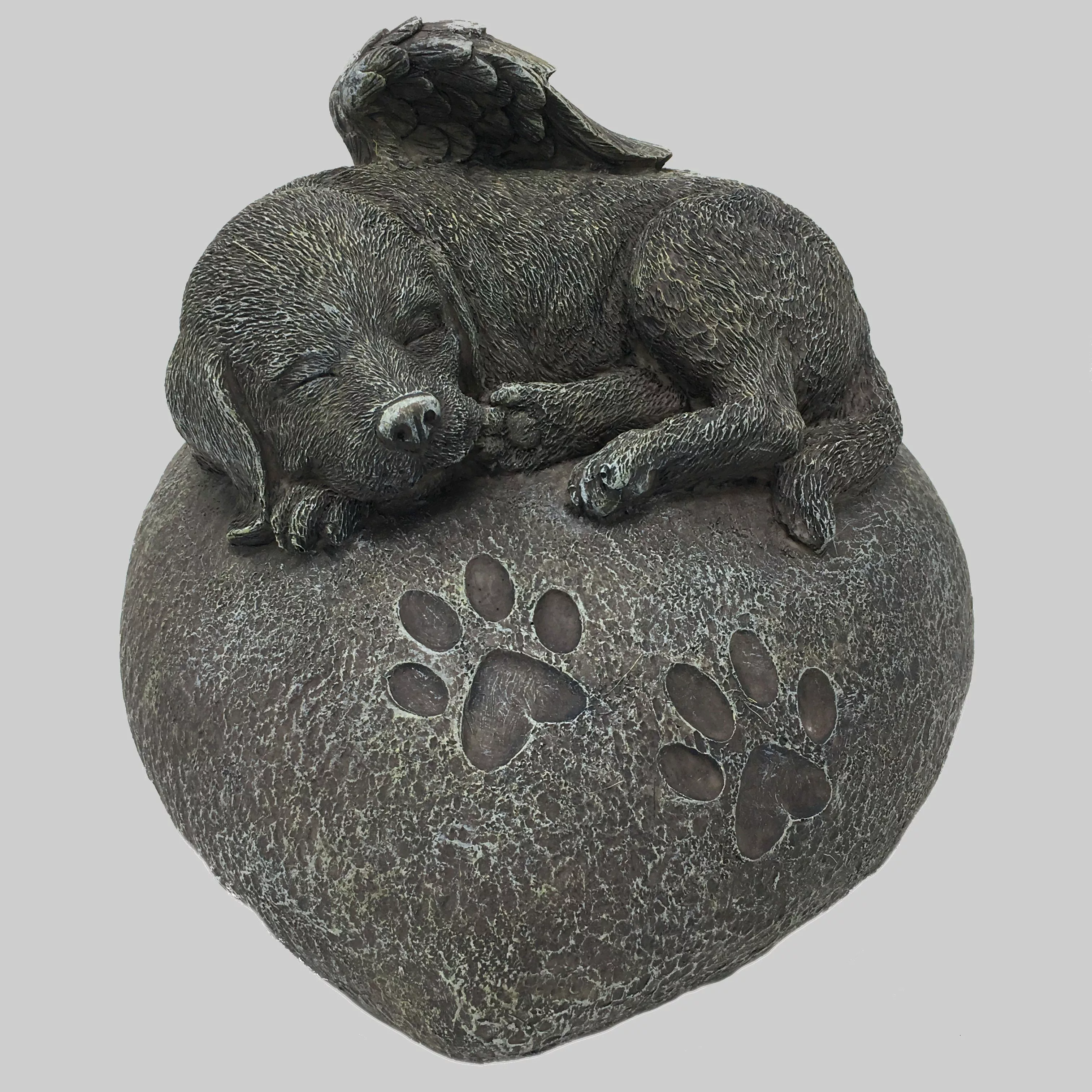 MystiCalls Dekofigur Hunde Urne grau als günstig online kaufen