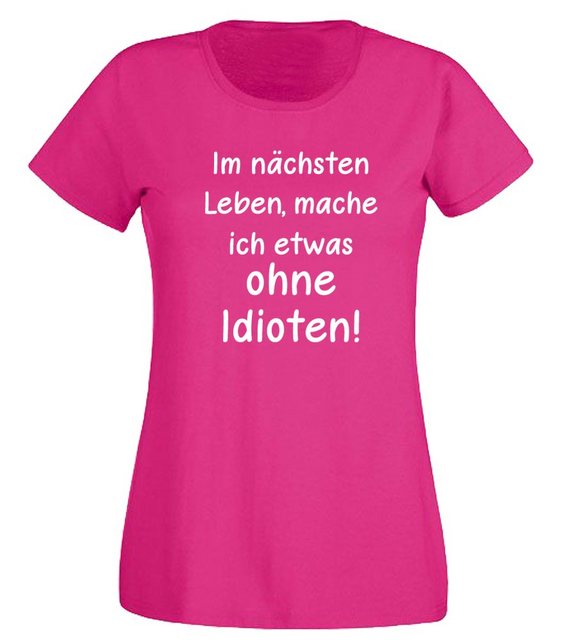 G-graphics T-Shirt Damen T-Shirt - Im nächsten Leben mache ich etwas ohne I günstig online kaufen