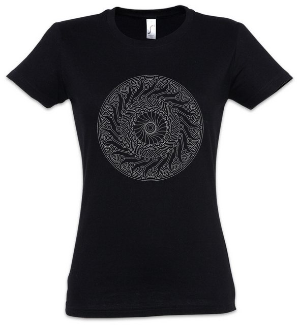 Urban Backwoods Print-Shirt Mandala III Damen T-Shirt Yantra Hinduism Buddh günstig online kaufen