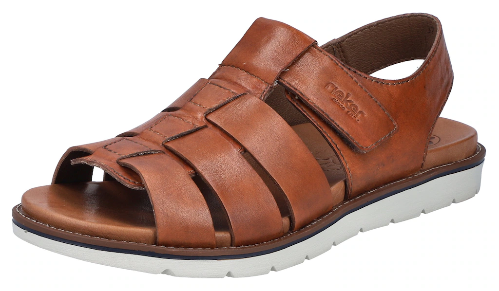 Rieker Sandale, Sommerschuh, Strandschuh, Klettschuh mit vorgeformtem Fußbe günstig online kaufen