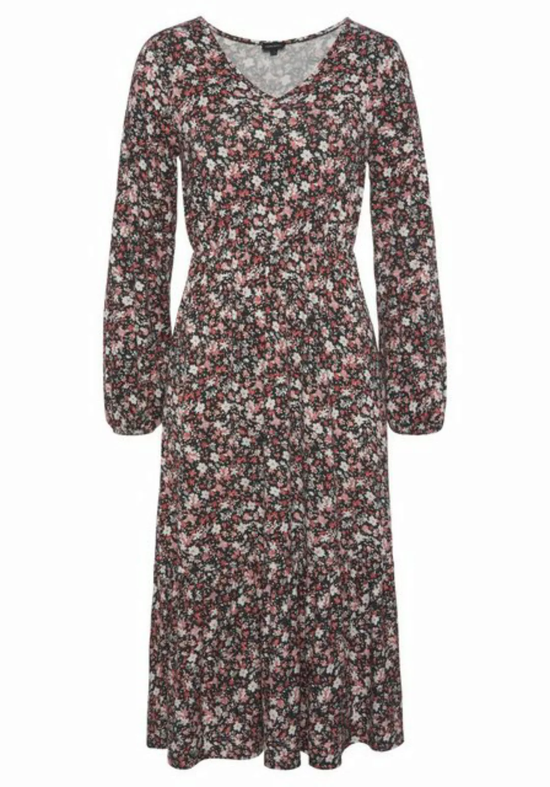 Laura Scott Midikleid mit Blumen-Muster günstig online kaufen