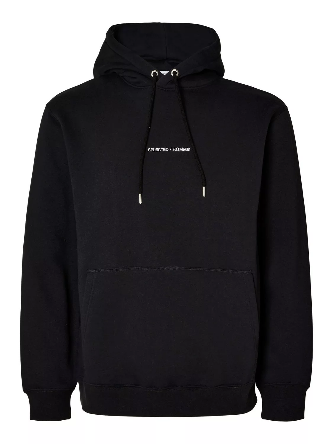 Selected Herren Kapuzenpullover Hoodie SLHHANKIE LOGO - Regular Fit günstig online kaufen