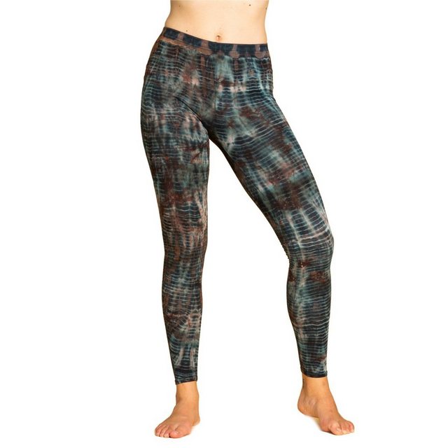 PANASIAM Leggings Unikat Batik Leggings 'Dschungel' aus natürlicher Viskose günstig online kaufen