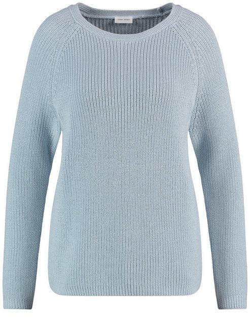 GERRY WEBER Rundhalspullover Nachhaltiger Strickpullover günstig online kaufen