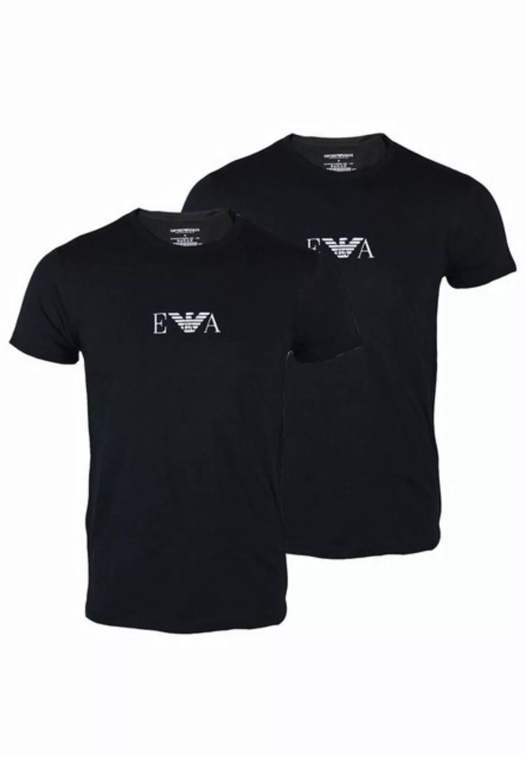 Emporio Armani T-Shirt T-Shirt 2er Pack T-Shirts Rundhals (2-tlg) günstig online kaufen