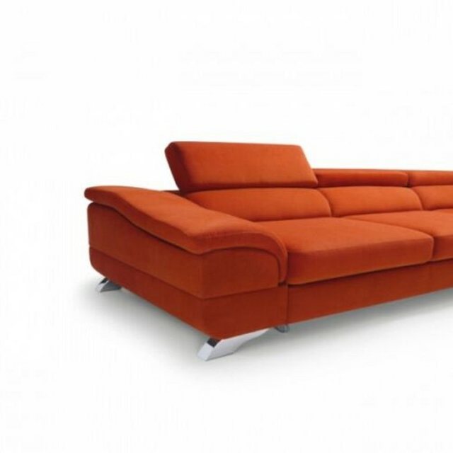 JVmoebel Ecksofa Schlafsofa Funktions Sofa Polster Wohnzimmer Ecksofa Textl günstig online kaufen