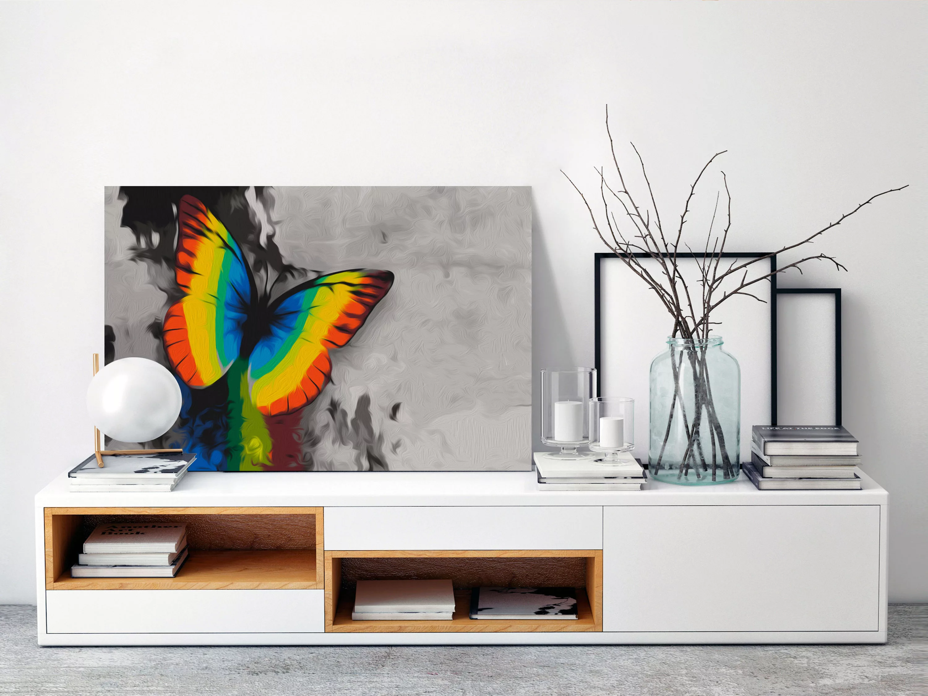 Malen Nach Zahlen - Colourful Butterfly günstig online kaufen