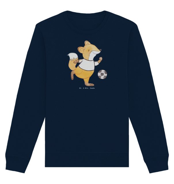 Mr. & Mrs. Panda Longpullover Größe XL Fuchs Fußball spielen - French Navy günstig online kaufen