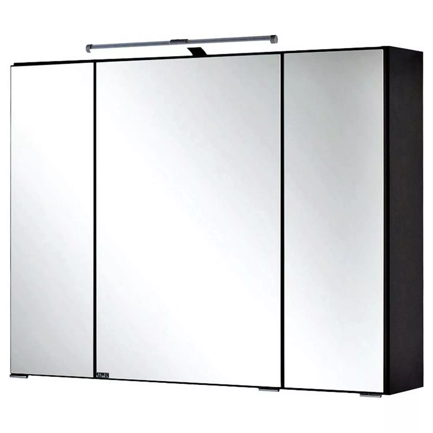 Spiegelschrank 80cm graphitgrau PADUA-03 LED-Aufbauleuchte, B x H x T: 80 x günstig online kaufen