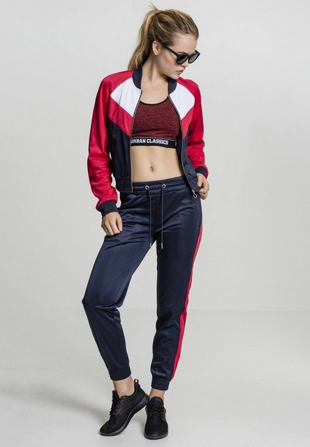 URBAN CLASSICS Outdoorjacke Damen Ladies Short Raglan Track Jacket (1-St) günstig online kaufen