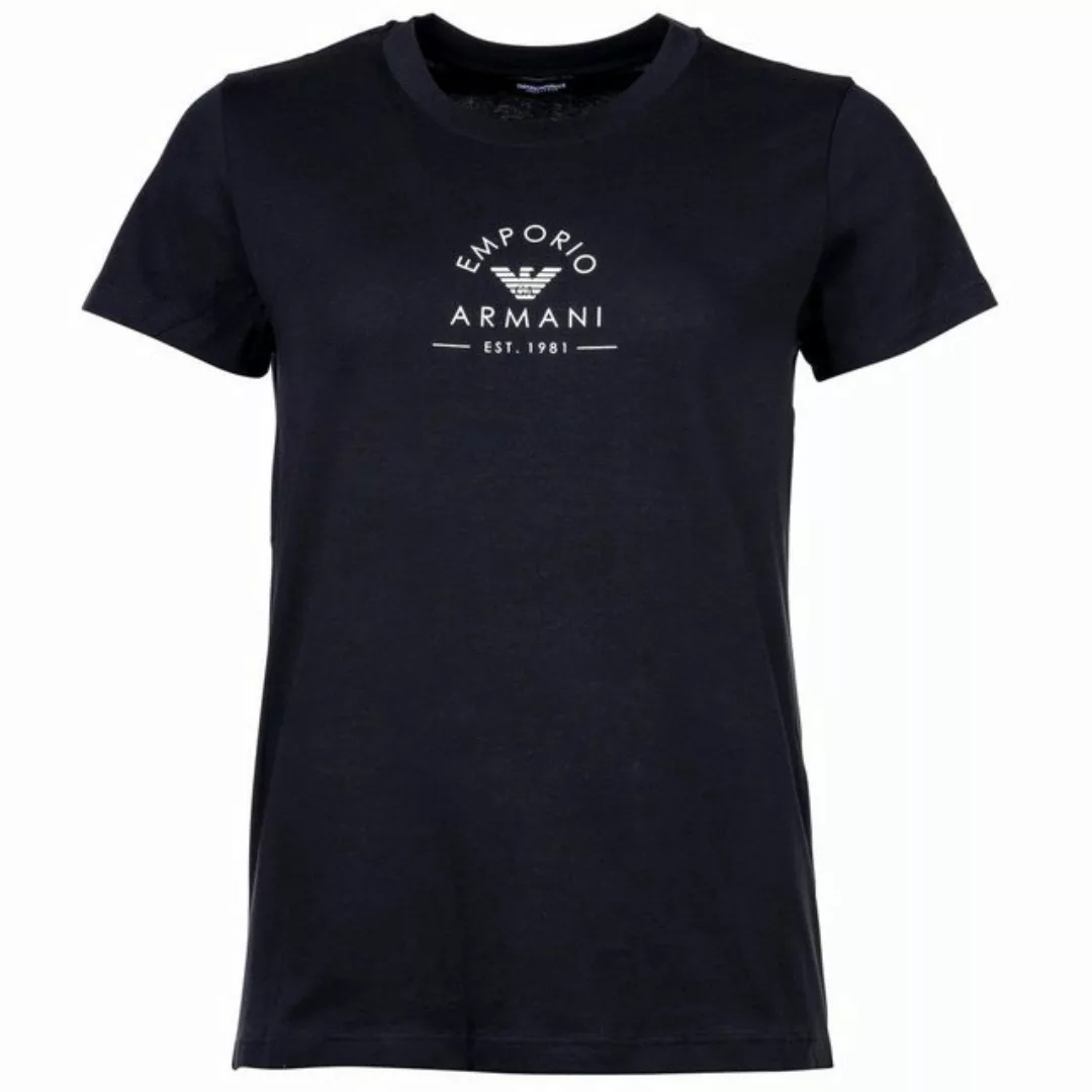 Emporio Armani T-Shirt Damen T-Shirt, Rundhals - ICONIC LOGOBAND günstig online kaufen