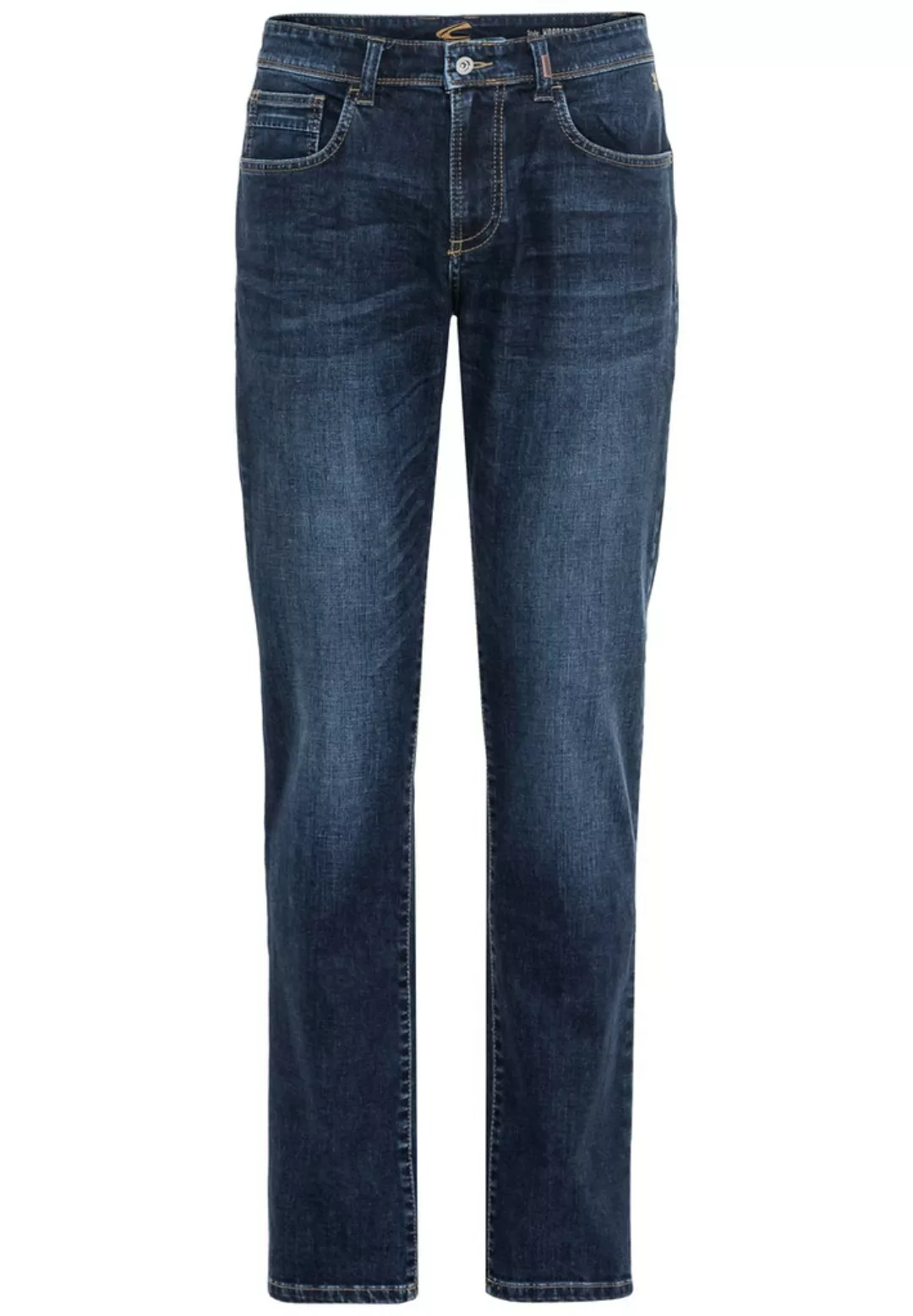 camel active 5-Pocket-Jeans 5-Pocket Jeans aus Baumwolle Relaxed Fit günstig online kaufen