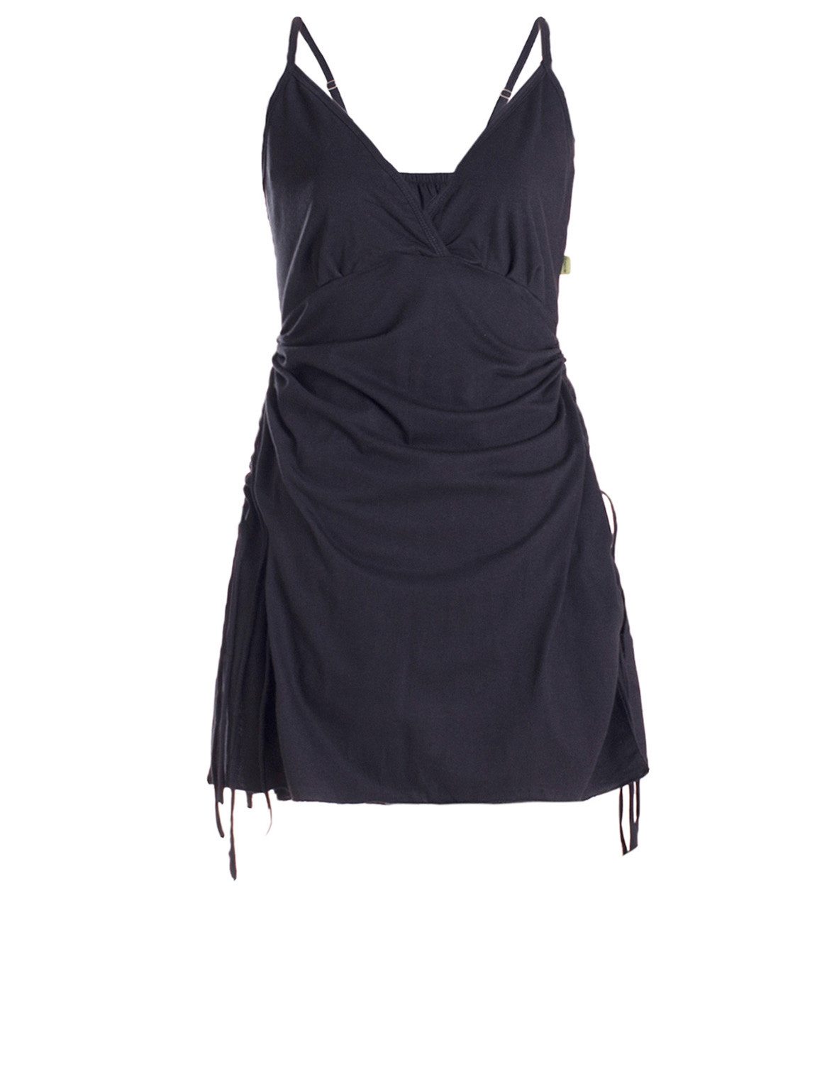Vishes Sommerkleid Damen Bio-Baumwolle Spaghettiträger-Kleid Hippie, günstig online kaufen