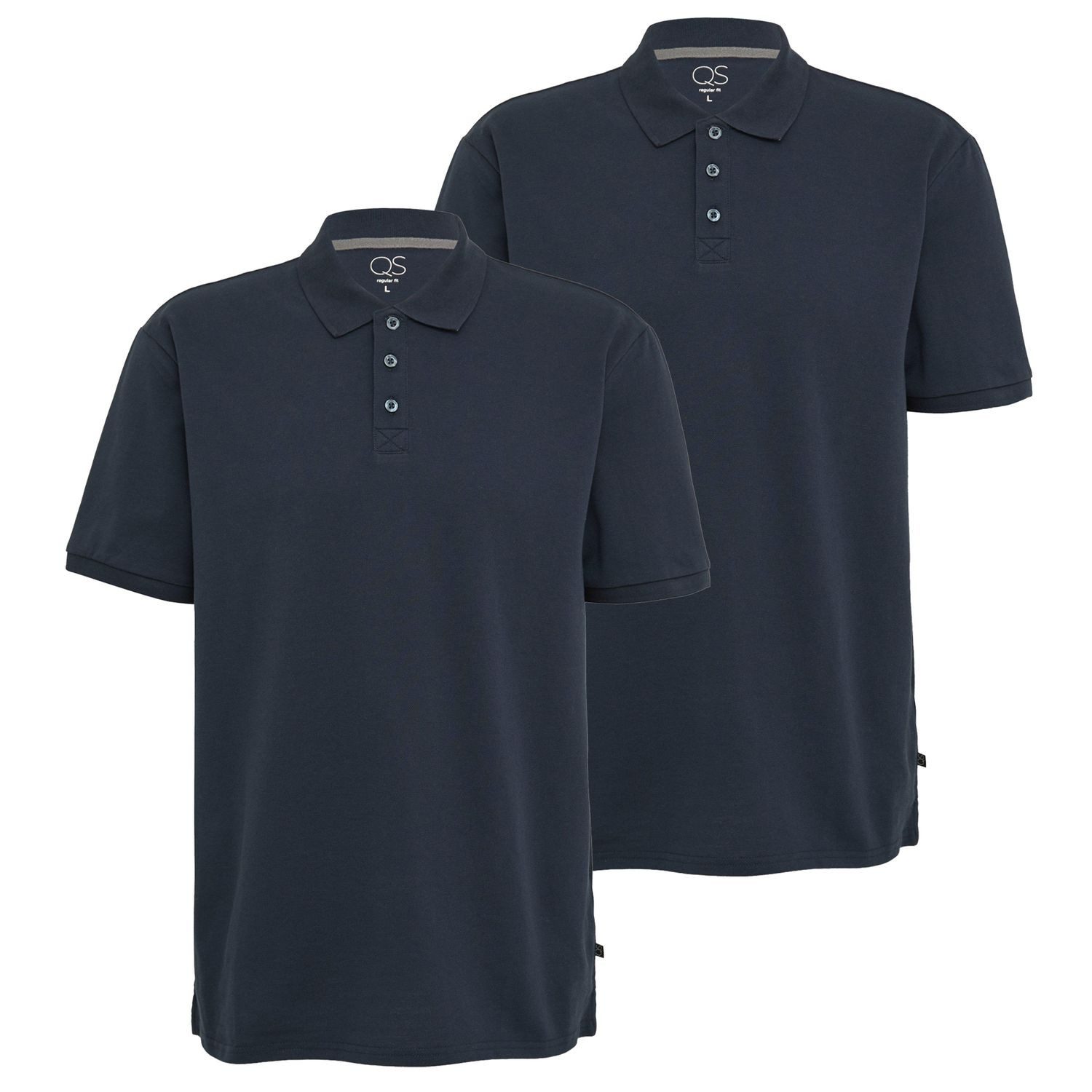 QS Poloshirt Polo-Shirt Kragen, Knöpfe, Regular günstig online kaufen
