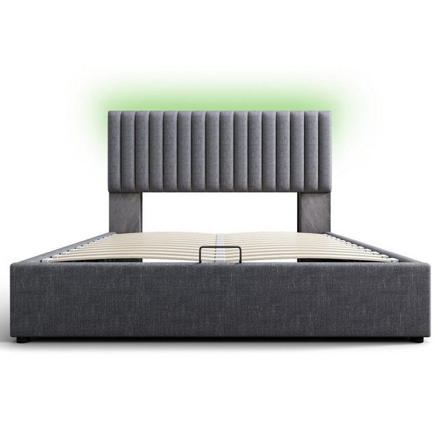 Gotagee Polsterbett LED Stauraum Doppelbett Ladefunktion Jugendbett 140x200 günstig online kaufen