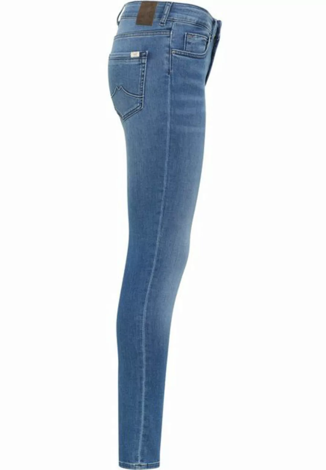 Mustang Damen Jeans SHELBY Skinny Fit - Blau - Medium Blue Denim günstig online kaufen