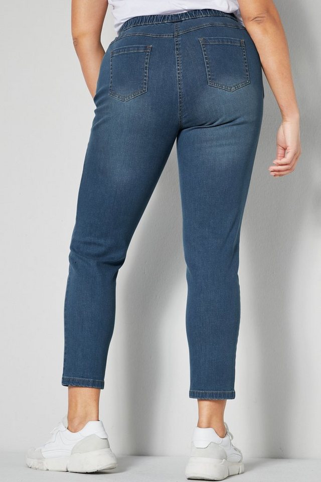 Dollywood Lederimitathose Jeggings Tight Fit Elastikbund günstig online kaufen