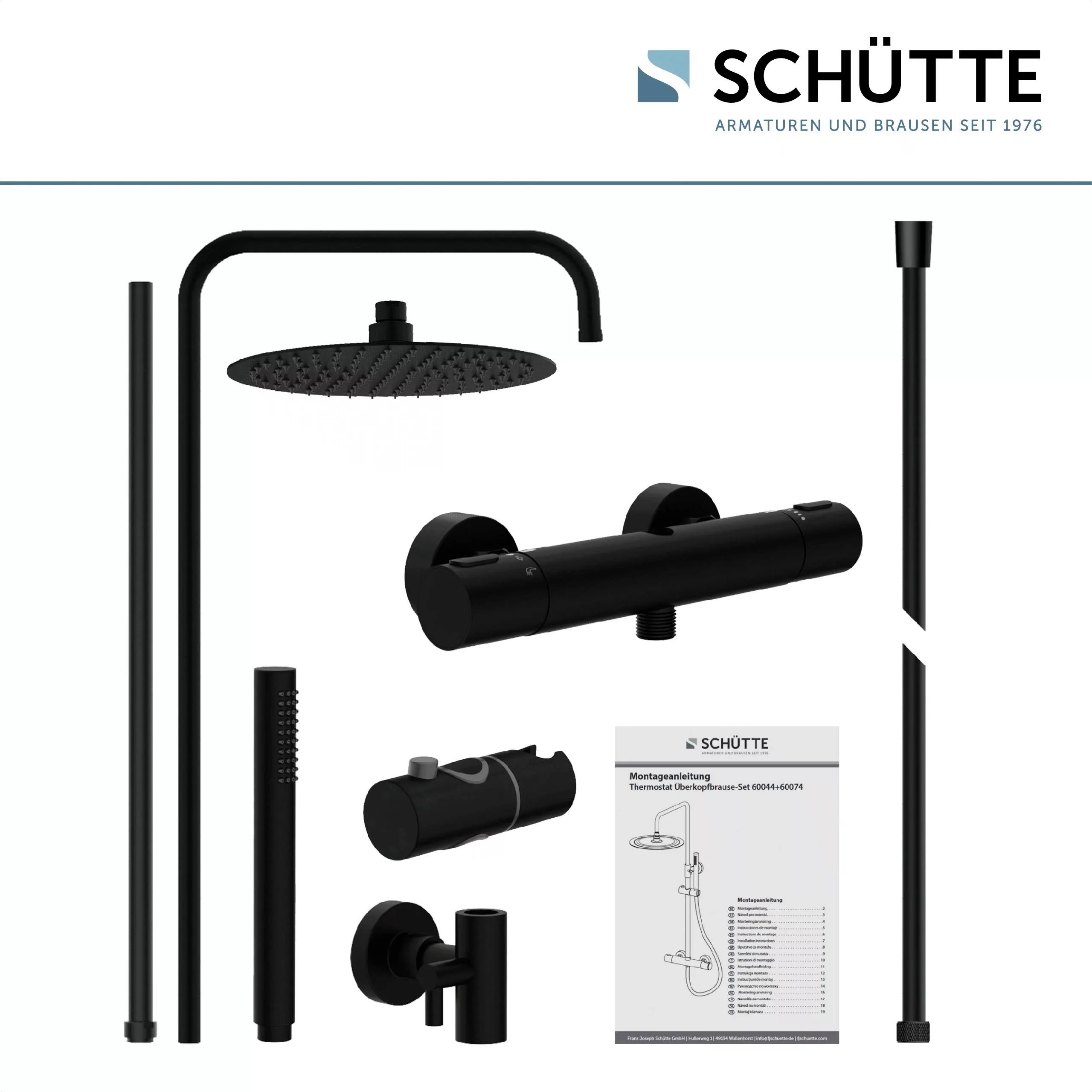 Schütte Brausegarnitur "AQUADUCT", höhenverstellbar 80-120 cm, Antikalk, wa günstig online kaufen