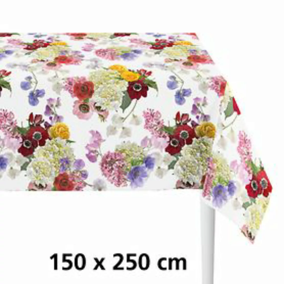 Tischdecke 'Summer Flowers' L:150 x B:250cm günstig online kaufen