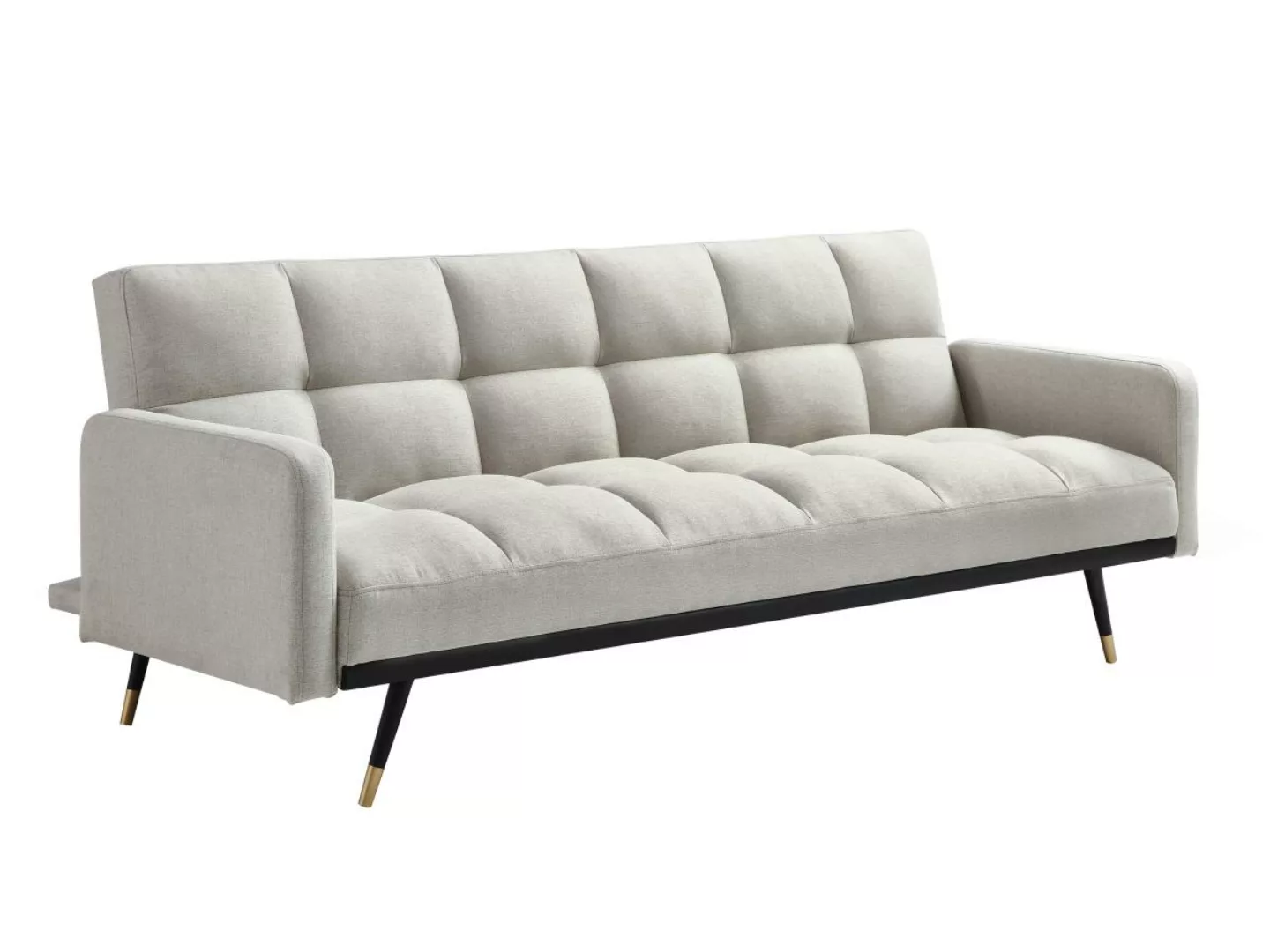 Sofa 3-Sitzer mit Schlaffunktion - Stoff - Beige - ROREMA günstig online kaufen