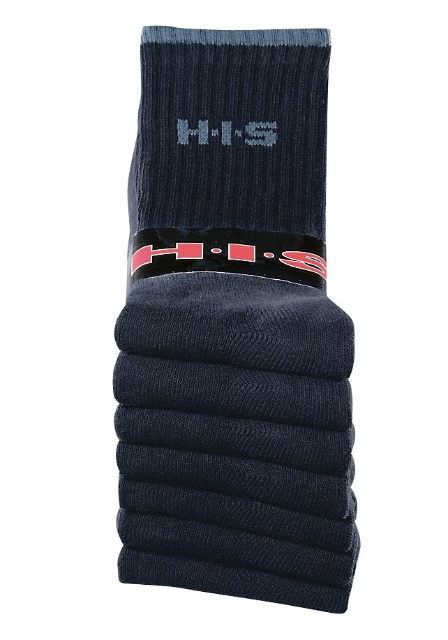 H.I.S Sportsocken, (Set, 6 Paar), mit Frottee & verstärkten Belastungszonen günstig online kaufen