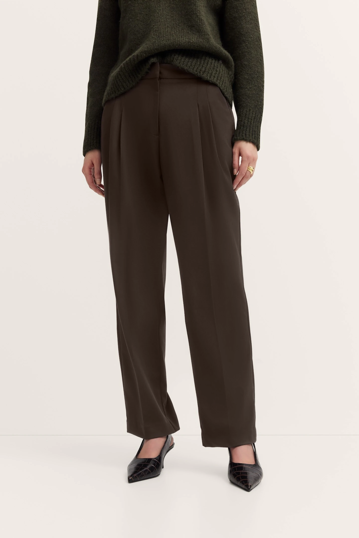 bugatti Stoffhose "Stretch-Komfort", mit Bundfalte günstig online kaufen