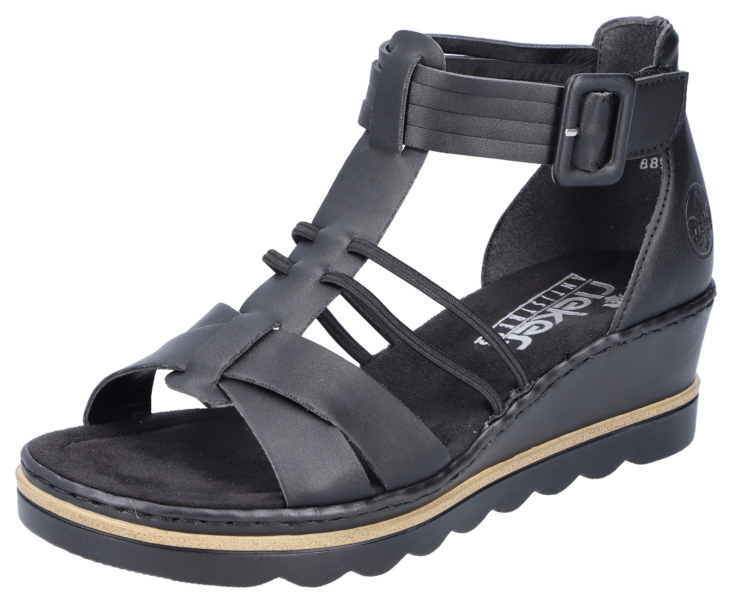 Rieker Keilsandalette, Sommerschuh, Sandale, Keilabsatz, mit günstig online kaufen