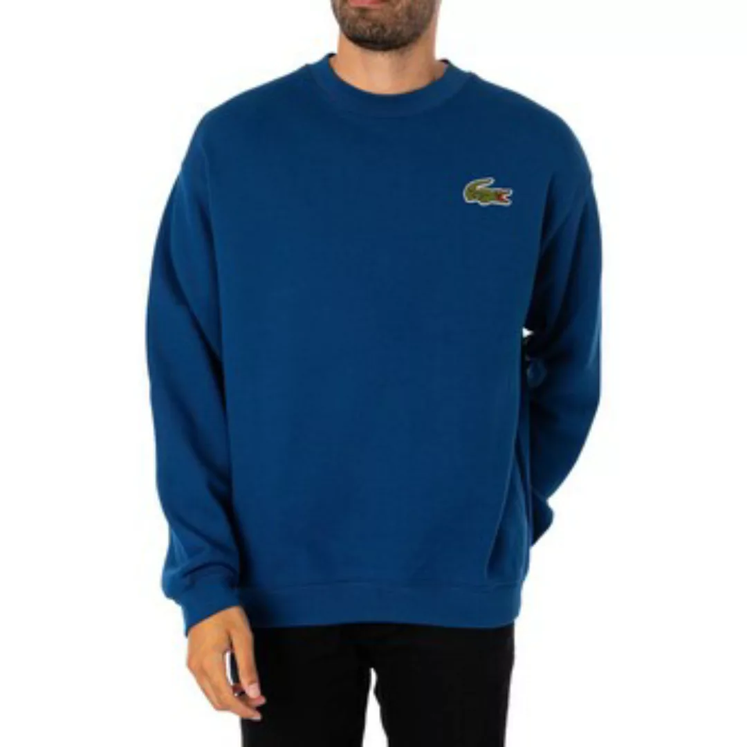 Lacoste  Sweatshirt Lockeres Strukturiertes Logo-Sweatshirt günstig online kaufen