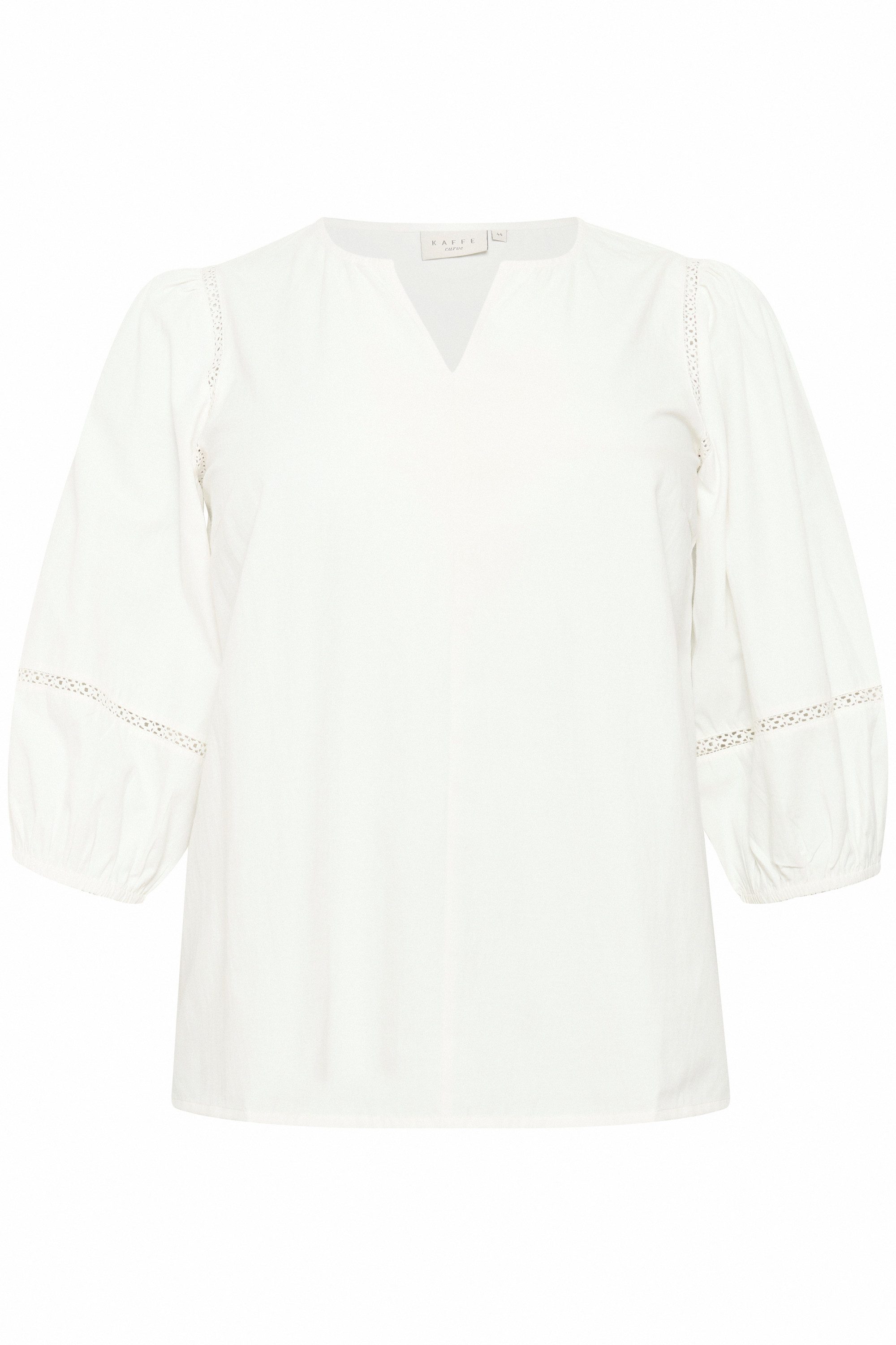 KAFFE Curve Langarmbluse Langarm-Bluse KClilje Große günstig online kaufen