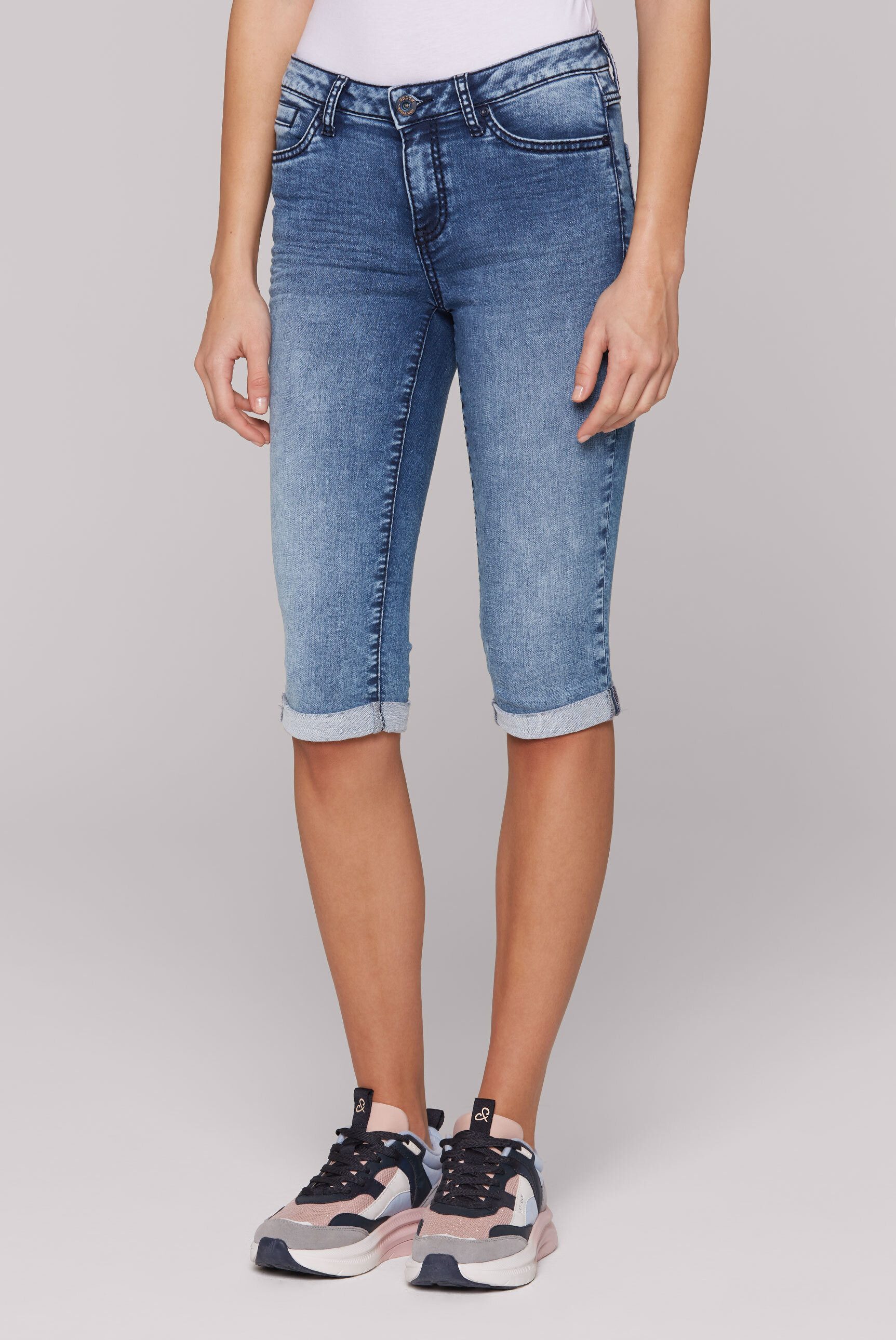 SOCCX Jeansshorts, mit Turn-Up Saum günstig online kaufen