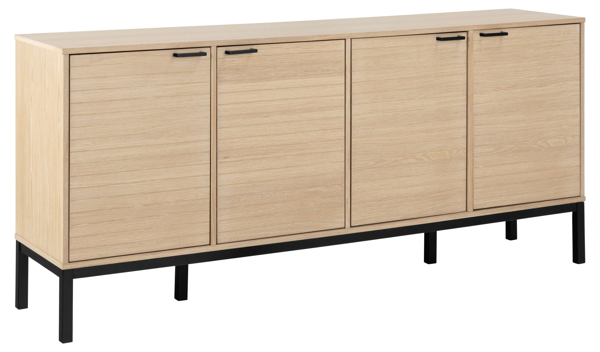 ACTONA GROUP Sideboard "Kensington", Anrichte, 4 Türen und 4 Böden weiss pi günstig online kaufen