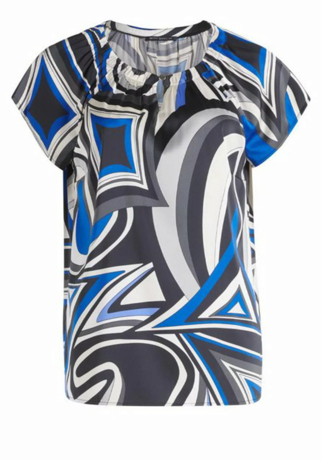 Betty Barclay Blusenshirt Bluse Kurz 1/2 Arm, Black/Blue günstig online kaufen