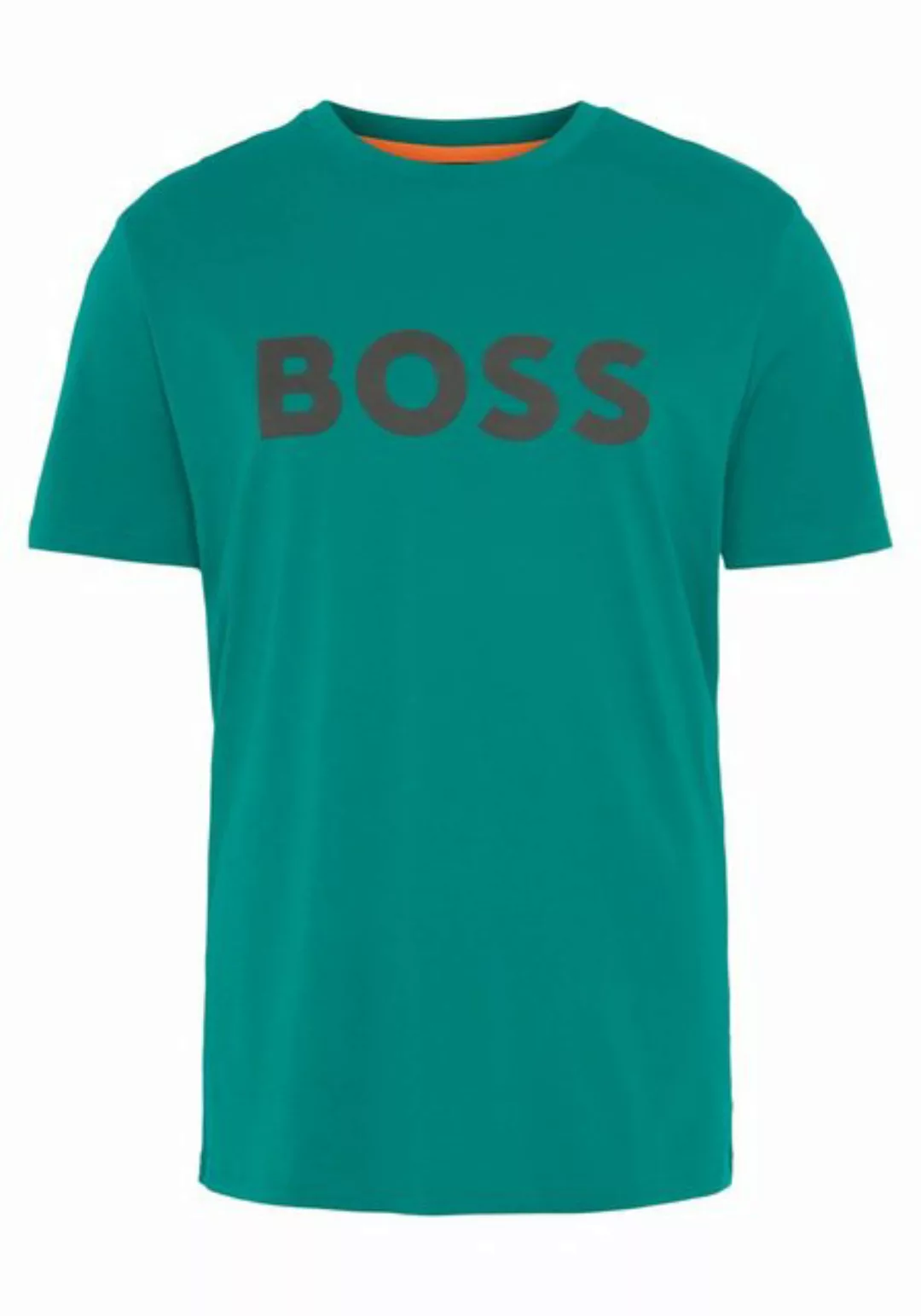 BOSS ORANGE T-Shirt Thinking 1 mit großem BOSS Druck auf der Brust günstig online kaufen