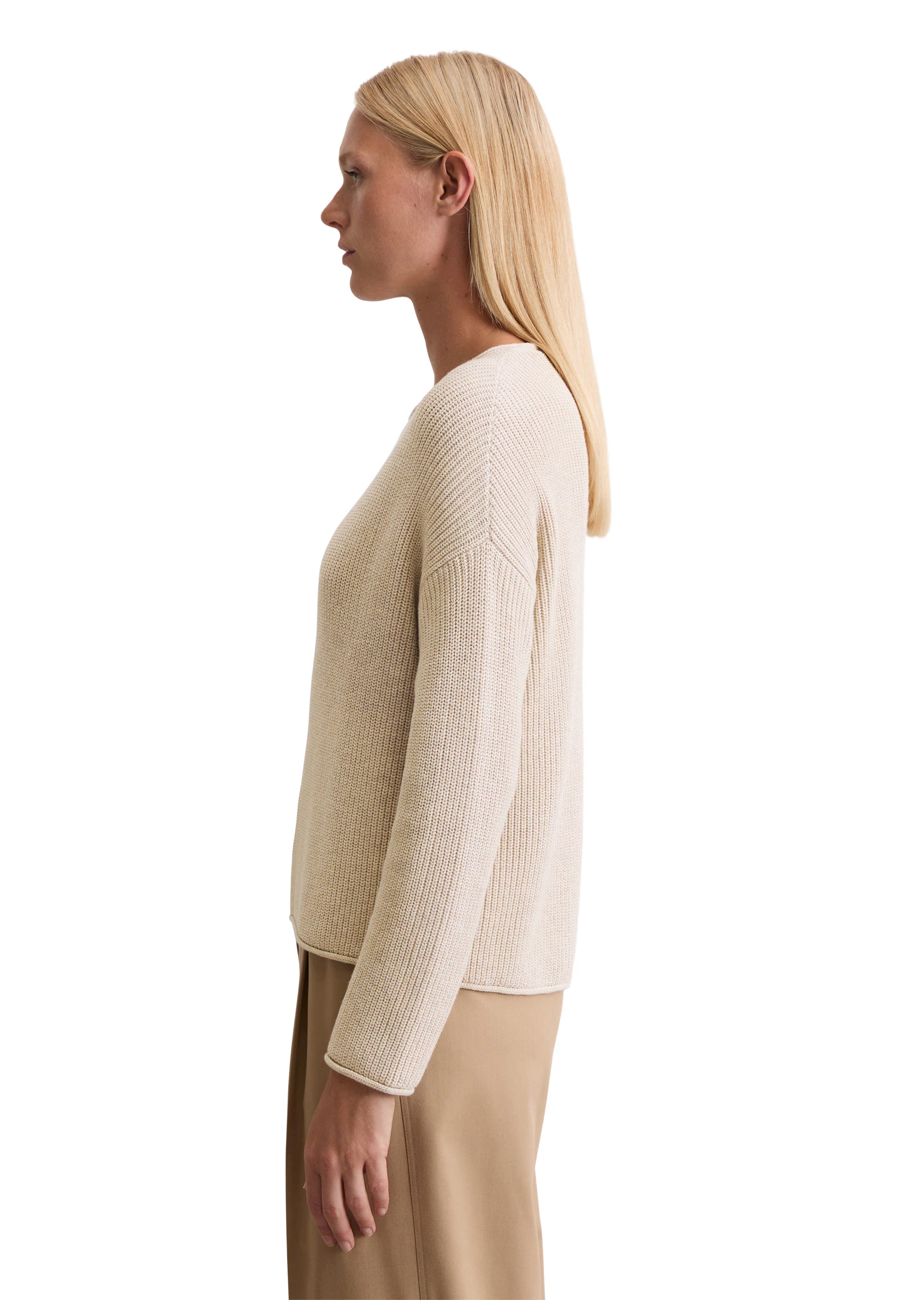 Marc OPolo Strickpullover "aus Heavy-Weight-Organic-Cotton" günstig online kaufen