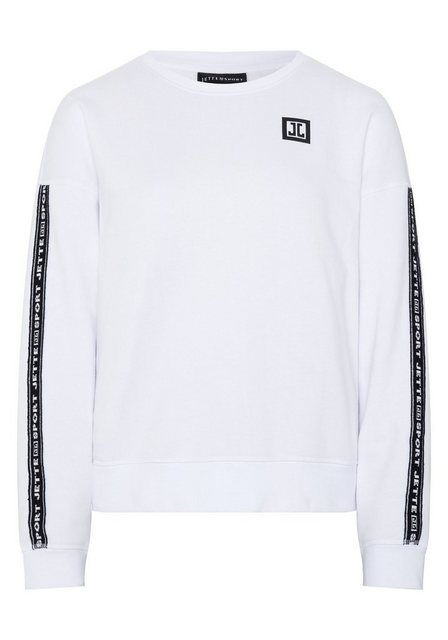 JETTE SPORT Sweatshirt mit Label-Akzenten günstig online kaufen