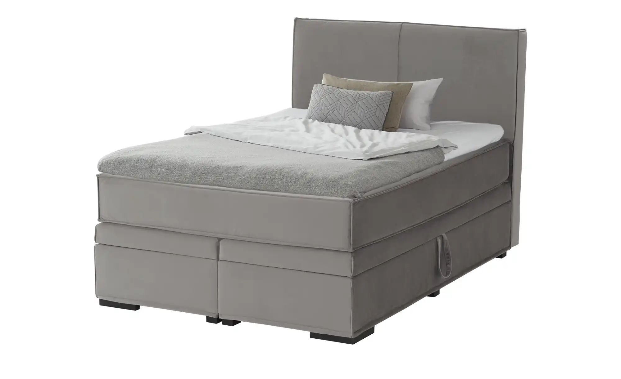 Boxi Boxspringbett mit Bettkasten Boxi Urban ¦ grau ¦ Maße (cm): B: 140 H: günstig online kaufen