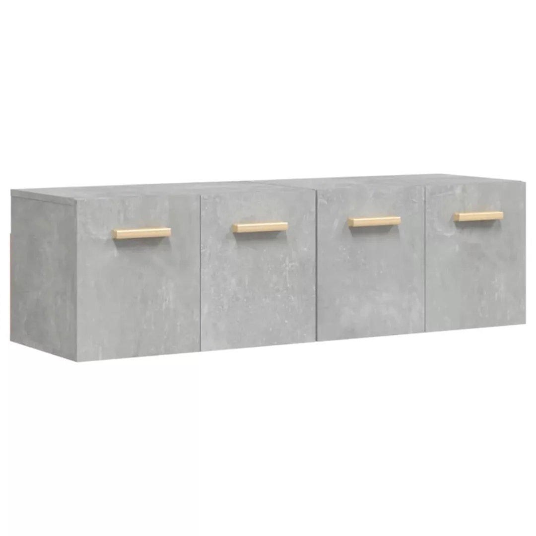 vidaXL Fächerschrank Wandschränke 2 Stk. Betongrau 60x36,5x35 cm Holzwerkst günstig online kaufen