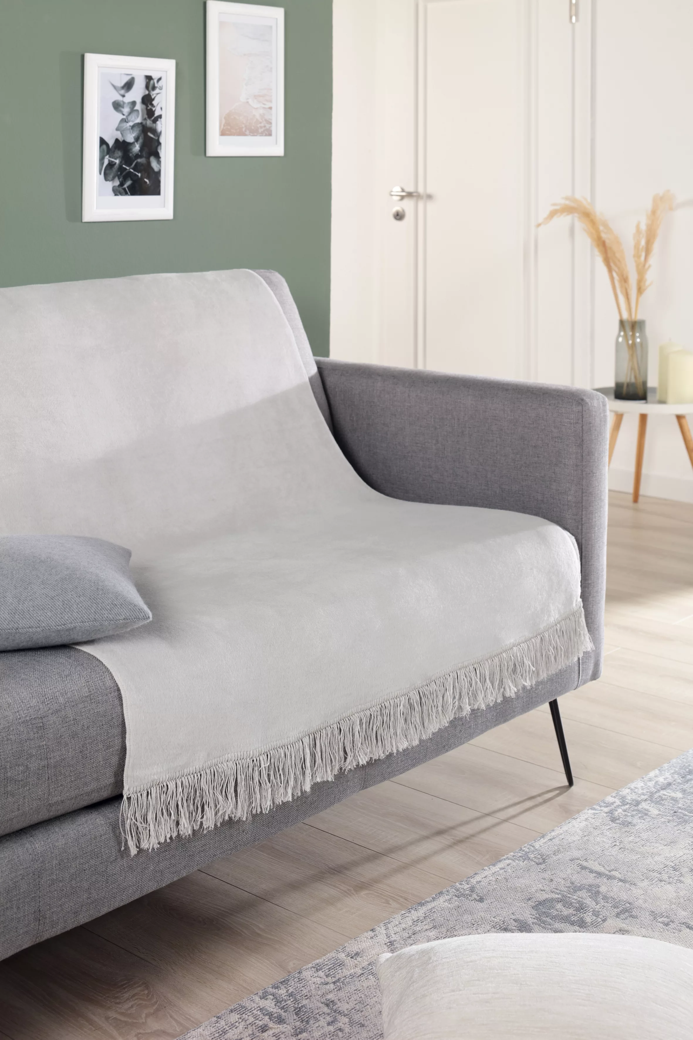 Biederlack Sofaschoner 50x200 Cm Haselnuss günstig online kaufen