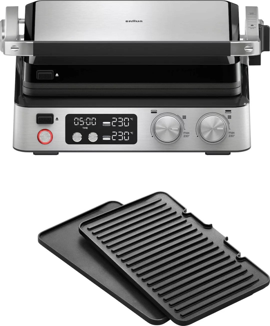 Braun Kontaktgrill »Multigrill 7 CG 7040 silber«, 2000 W günstig online kaufen