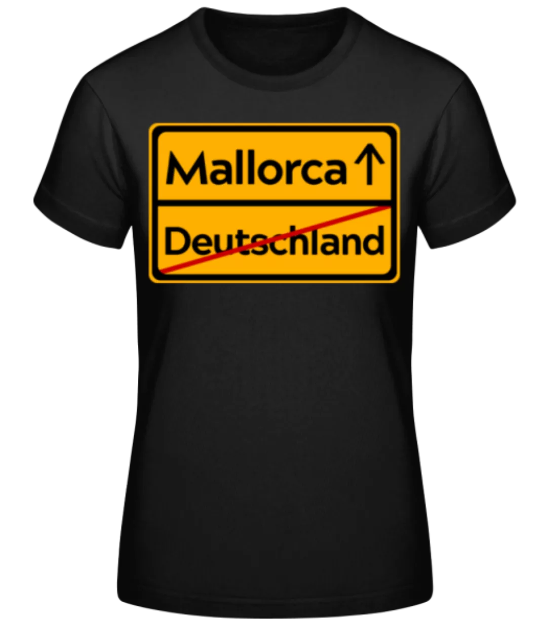 Mallorca Deutschland · Frauen Basic T-Shirt günstig online kaufen