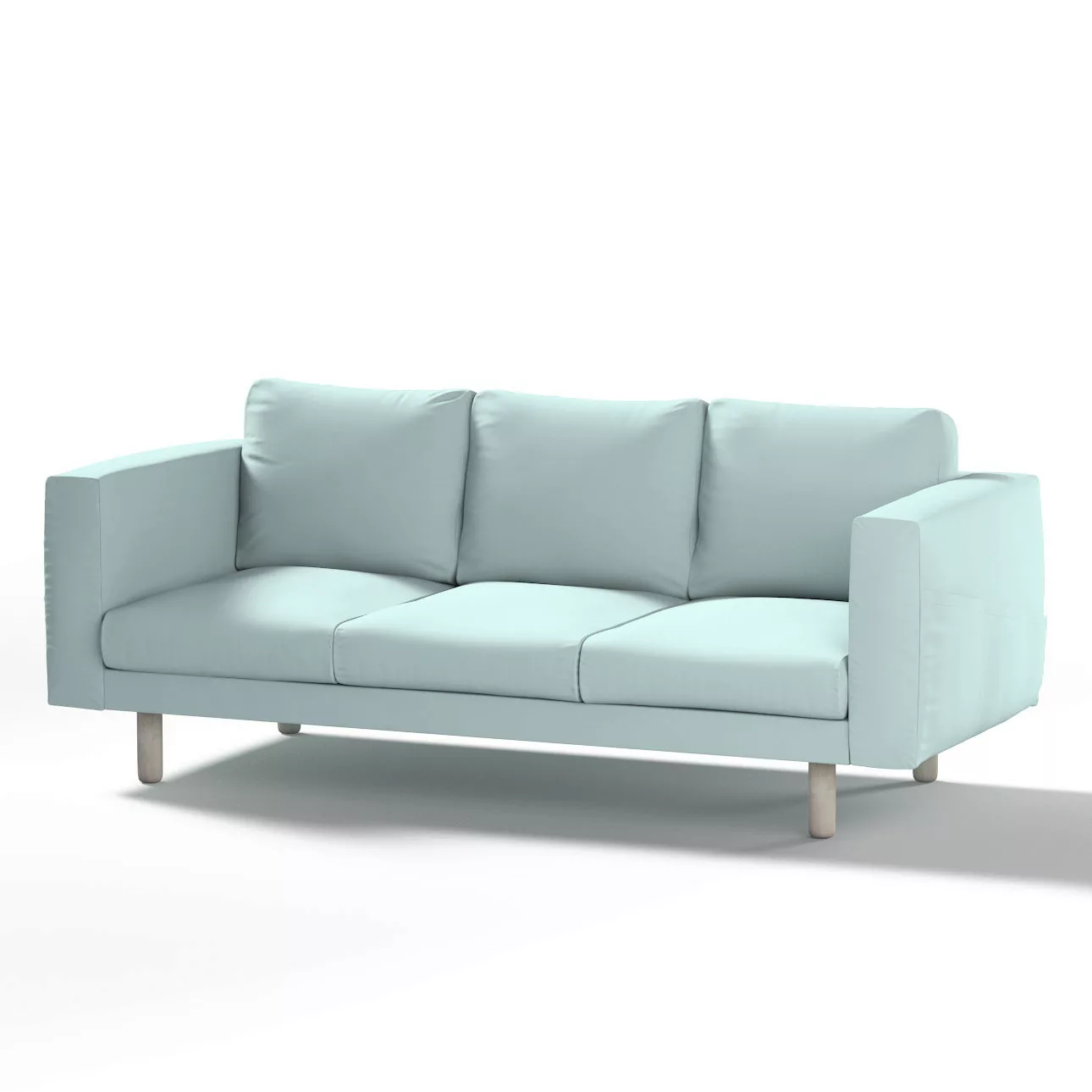 Bezug für Norsborg 3-Sitzer Sofa, hellblau, Norsborg 3-Sitzer Sofabezug, Co günstig online kaufen