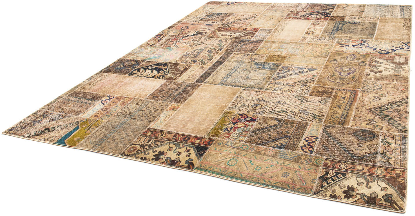 morgenland Teppich »Patchwork - 304 x 235 cm - mehrfarbig«, rechteckig, Woh günstig online kaufen