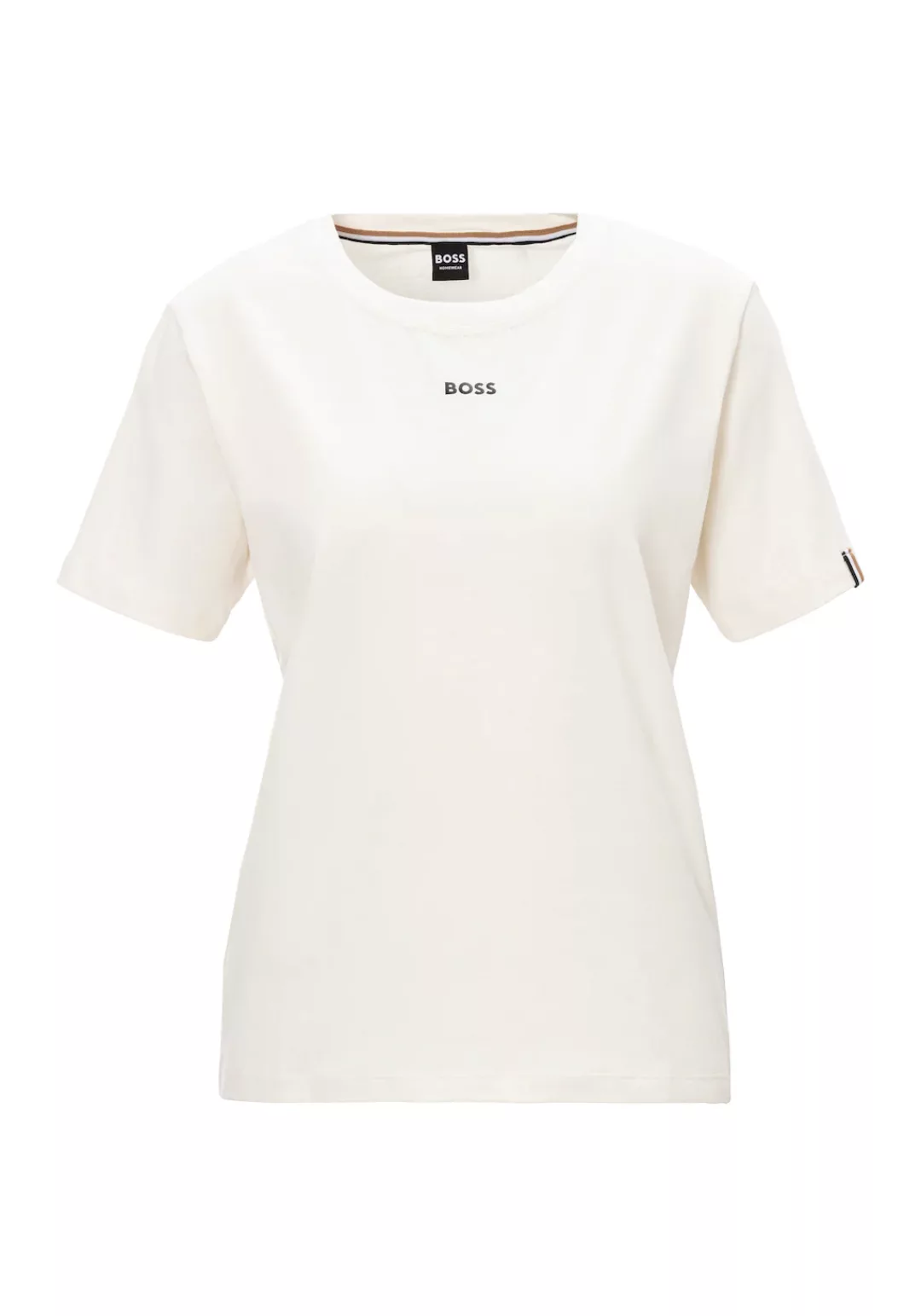 BOSS T-Shirt CI_T-Shirt mit BOSS Logo-Schriftzug & Label günstig online kaufen