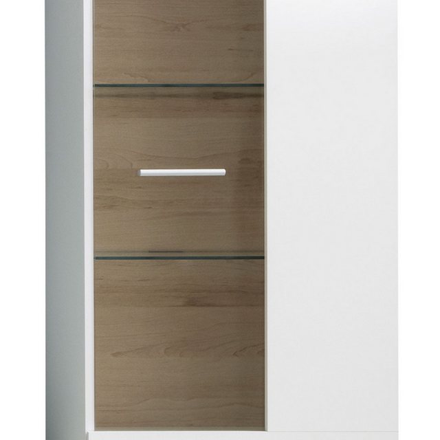 ebuy24 Vitrine Aras Vitrinenschrank 1 Tür weiß. günstig online kaufen