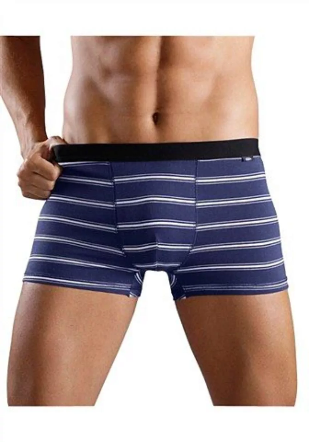 Buffalo Boxer "Boxershorts für Herren", (Packung, 4 St.), mit schwarzem Web günstig online kaufen