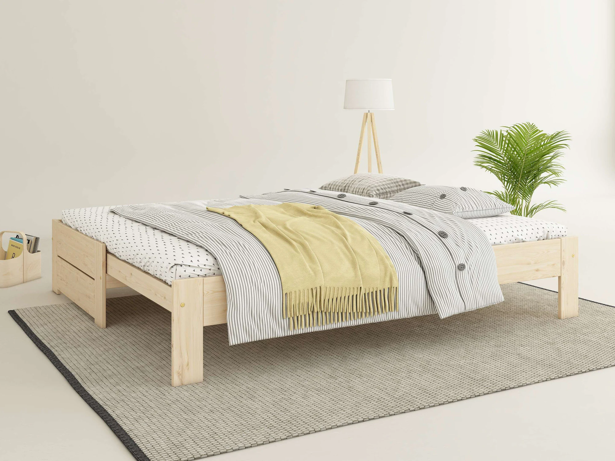 Home affaire Massivholzbett "Imme, ausziehbar 90cm-180cm, ideal für Schlafb günstig online kaufen