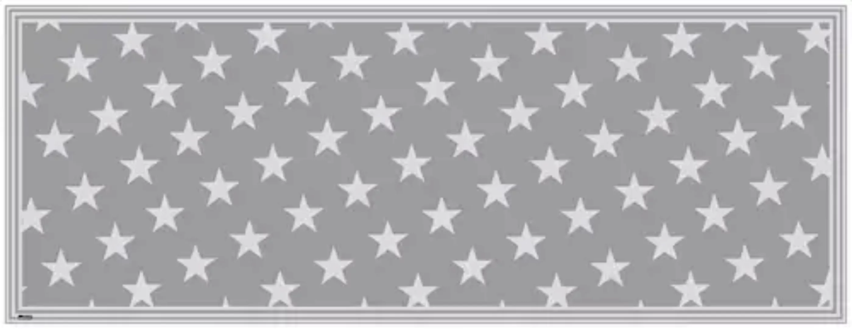 MySpotti Vinylteppich »Buddy Mini Star Grey«, rechteckig, statisch haftend günstig online kaufen