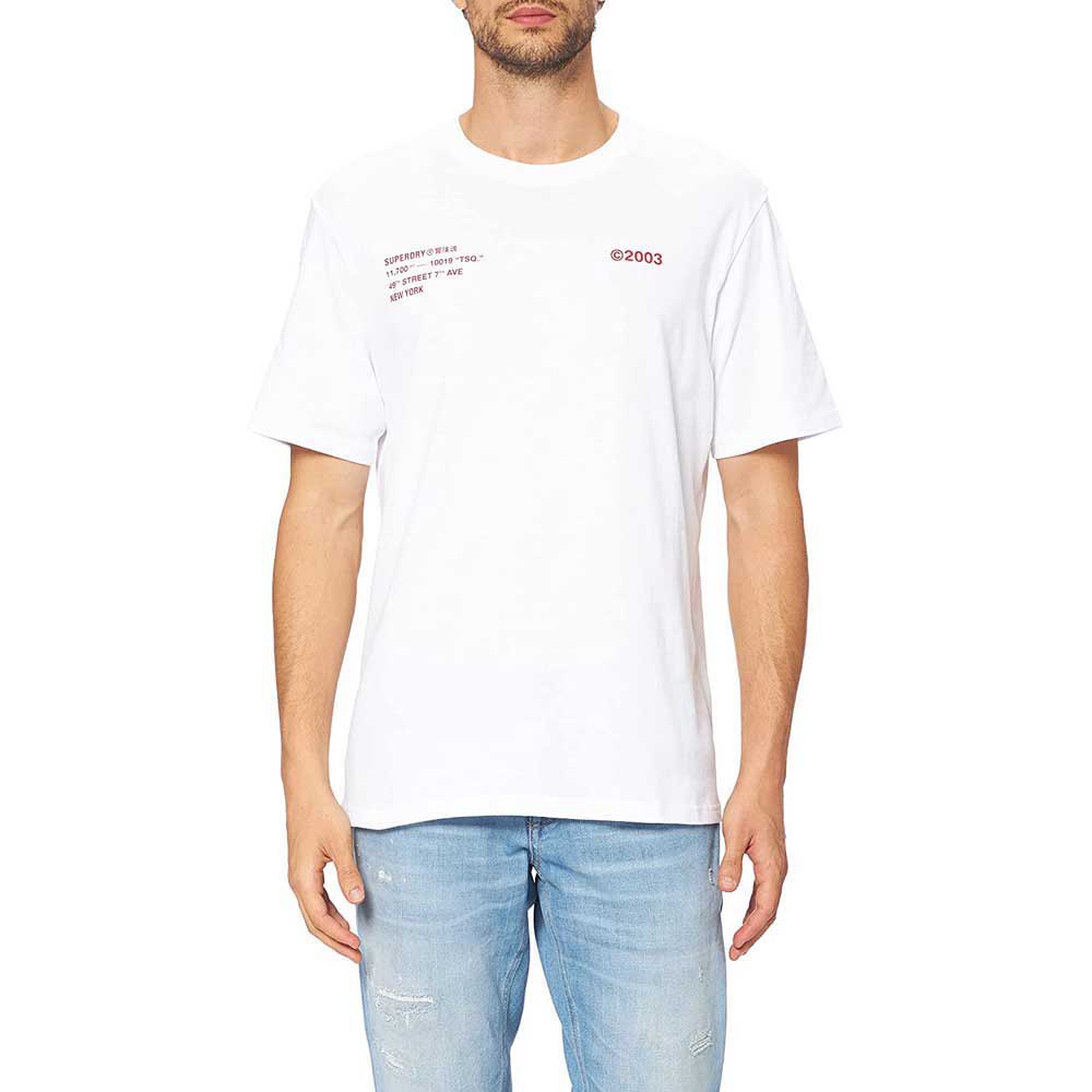 Superdry Code Corporate Logo Kurzärmeliges T-shirt S Optic günstig online kaufen