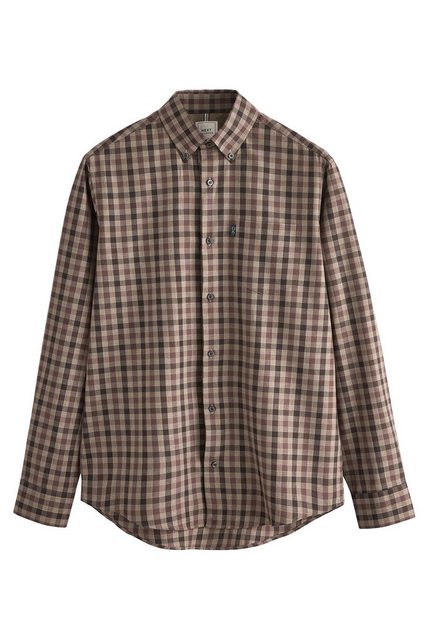 Next Langarmhemd Pflegeleichtes Button-Down-Oxford-Hemd (1-tlg) günstig online kaufen